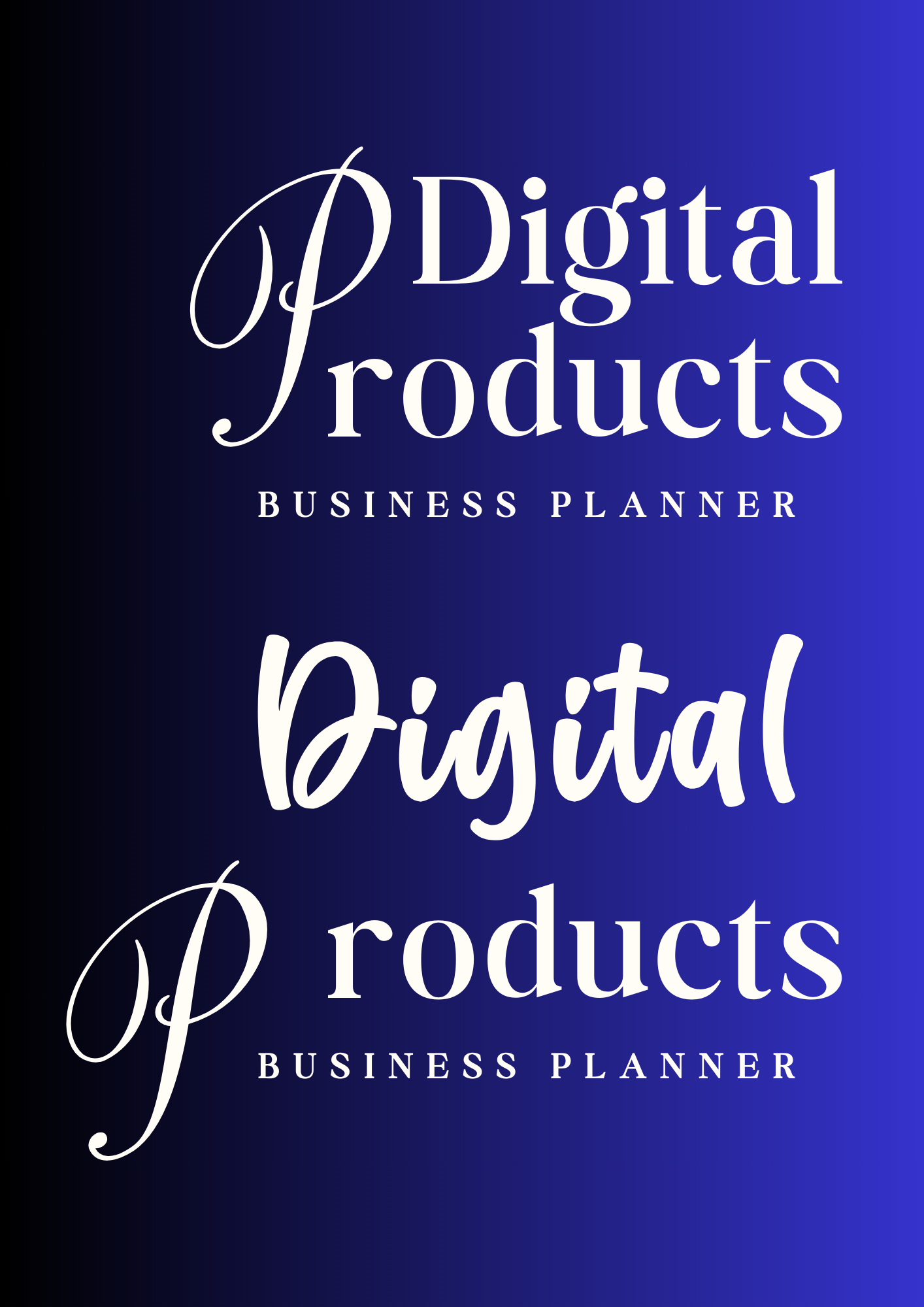 Digital Product Planner